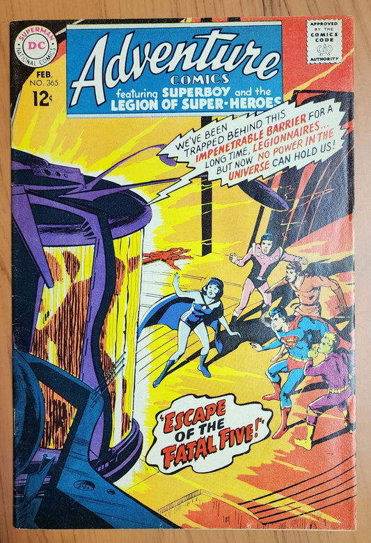ADVENTURE COMICS #365 1968 Action Comics DC COMICS