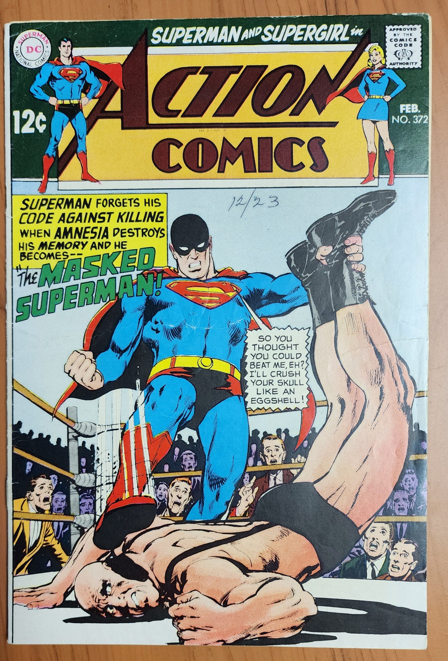 ACTION COMICS #372 1969 Action Comics DC COMICS