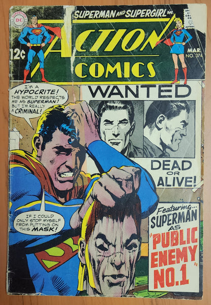 ACTION COMICS #374 1969 Action Comics DC COMICS