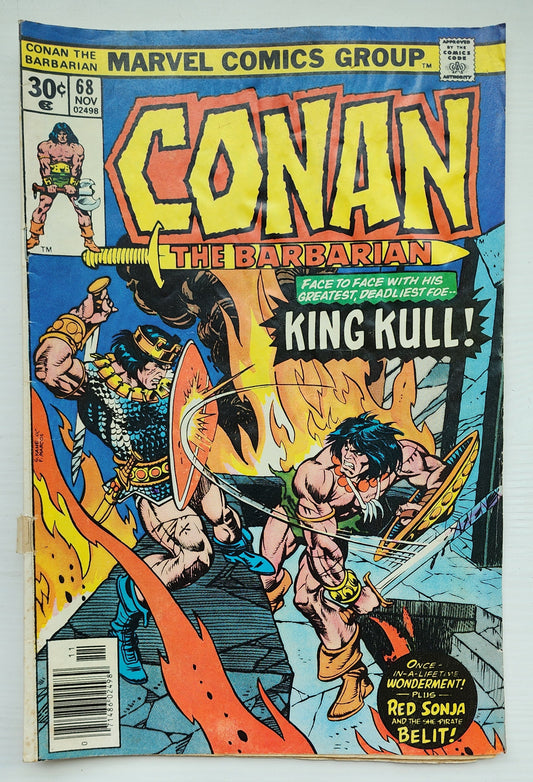 CONAN THE BARBARIAN #68 1976 Conan MARVEL COMICS