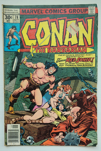 CONAN THE BARBARIAN #78 1977 Conan MARVEL COMICS
