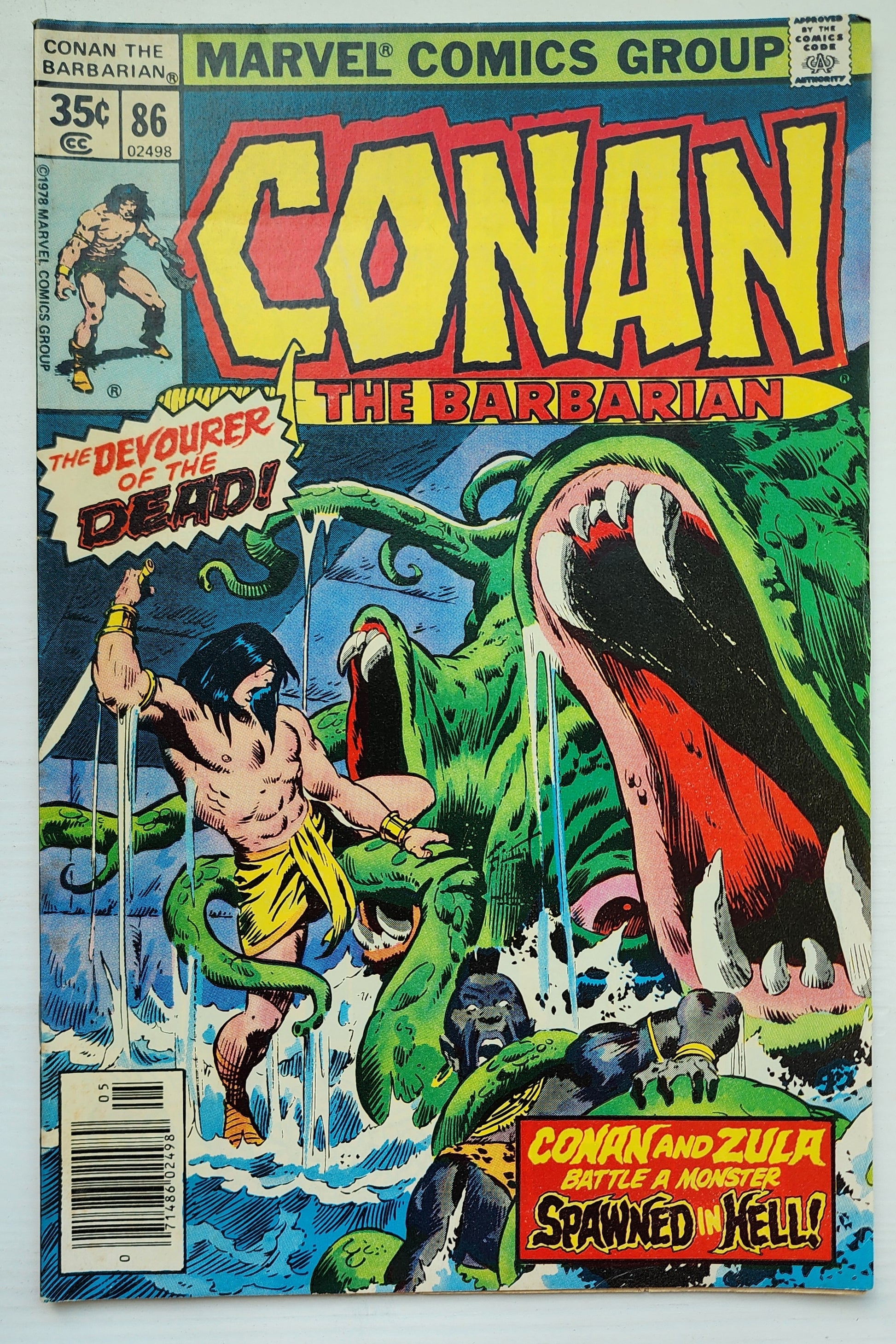 CONAN THE BARBARIAN #86 1978 Conan MARVEL COMICS