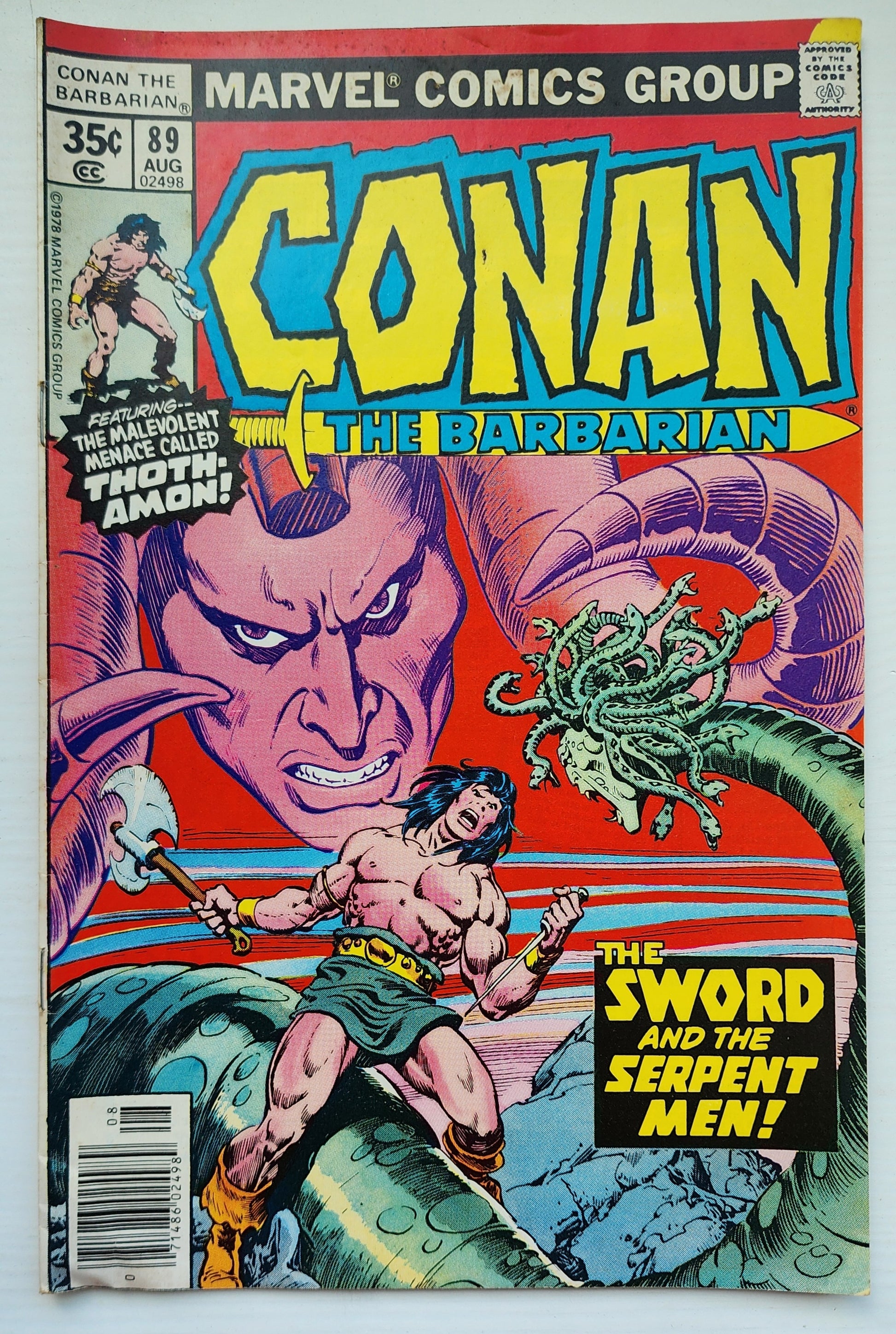 CONAN THE BARBARIAN #89 1978 Conan MARVEL COMICS