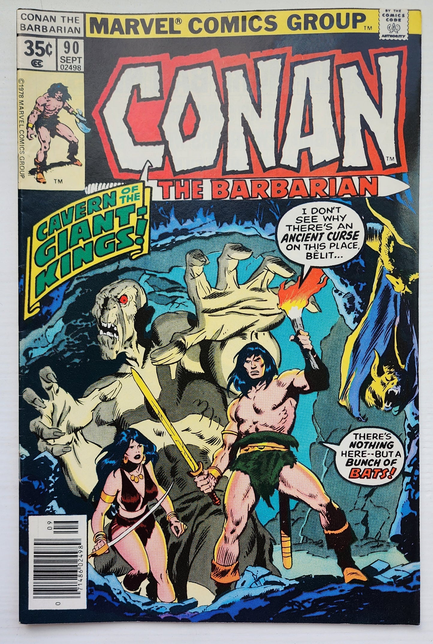 CONAN THE BARBARIAN #90 1978 Conan MARVEL COMICS