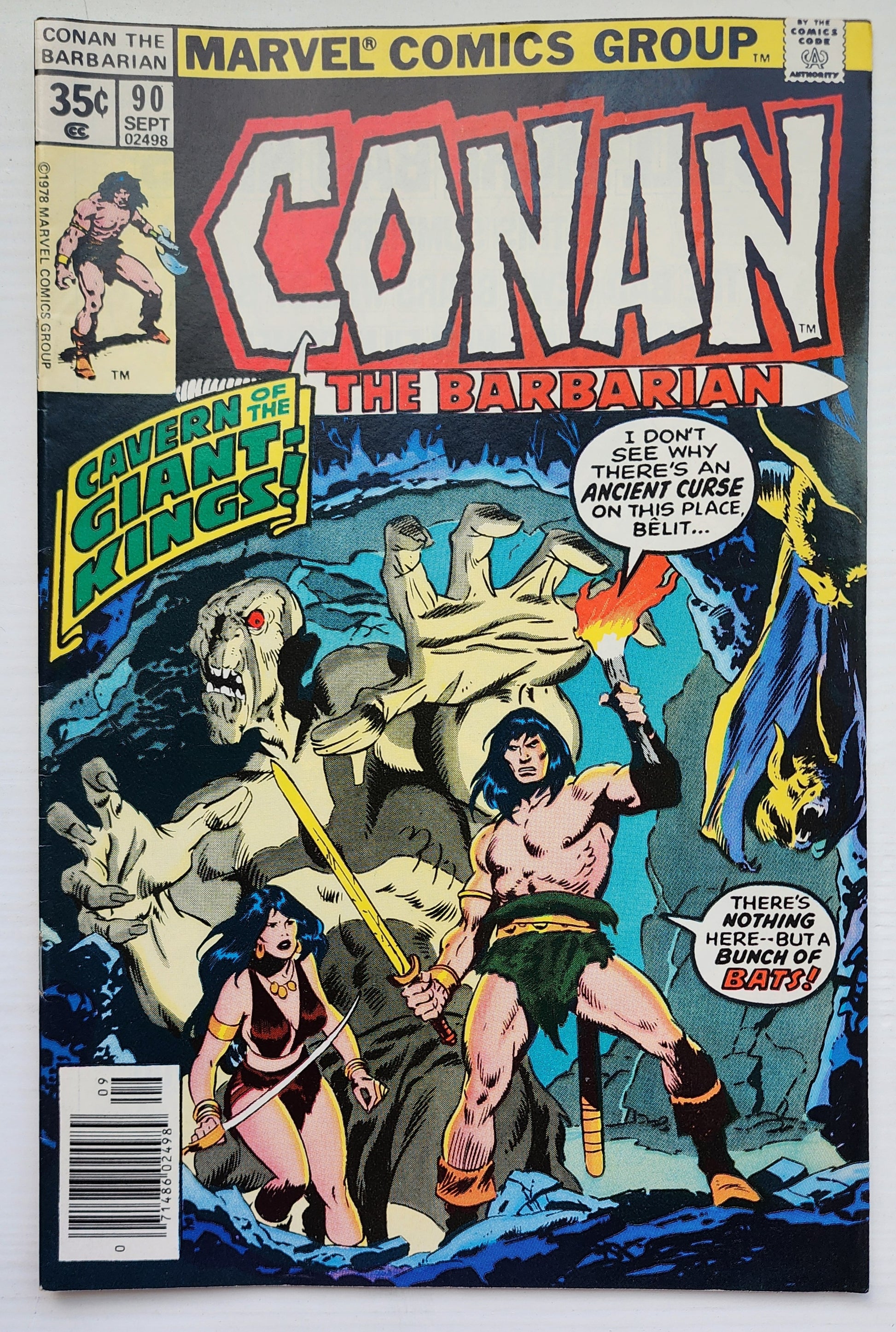 CONAN THE BARBARIAN #90 1978 Conan MARVEL COMICS
