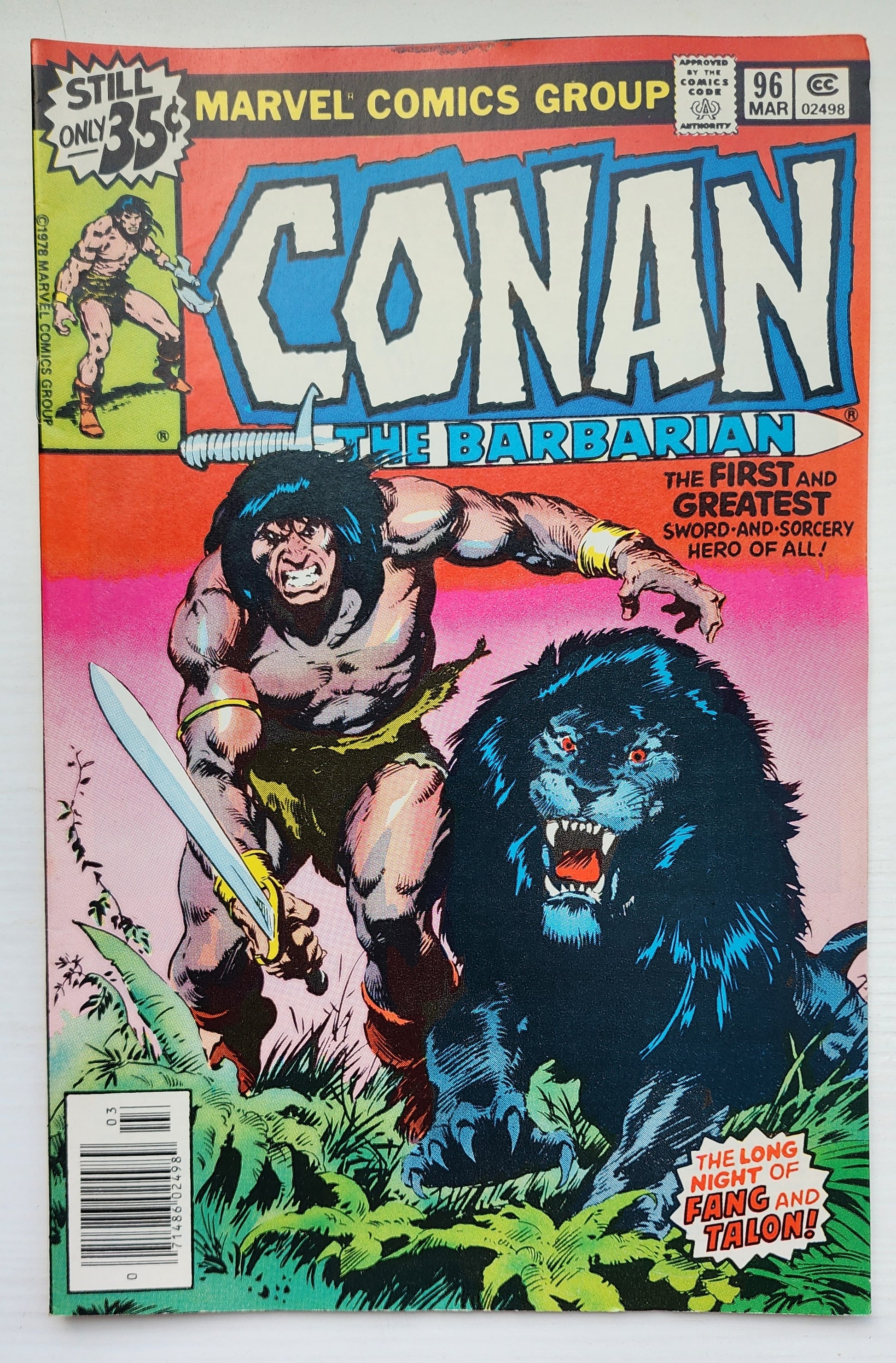 CONAN THE BARBARIAN #96 1979 Conan MARVEL COMICS