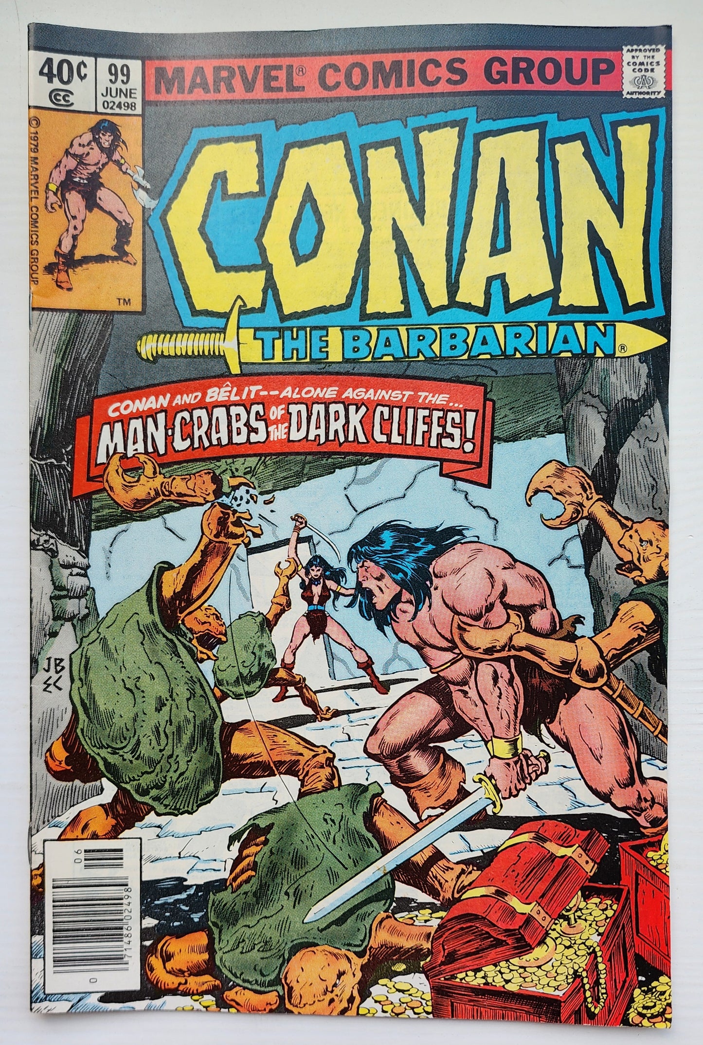 CONAN THE BARBARIAN #99 1979 NEWSSTAND Conan MARVEL COMICS