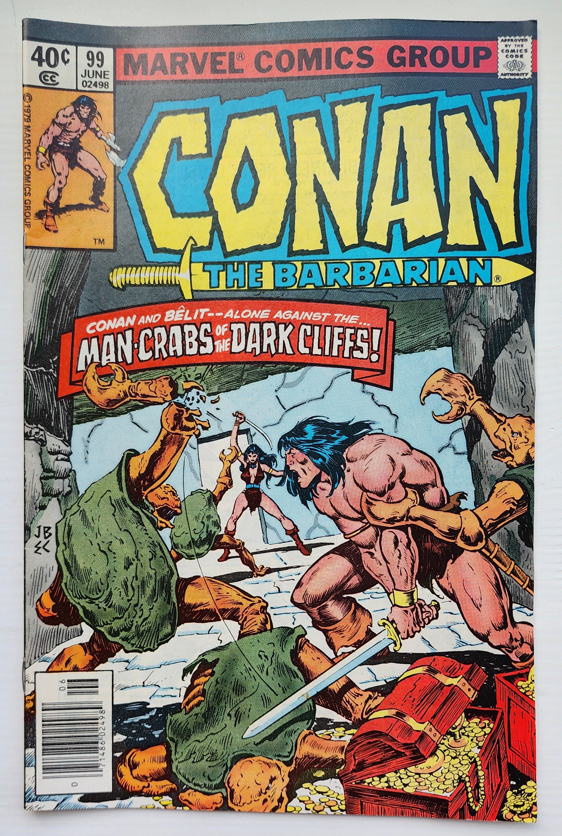 CONAN THE BARBARIAN #99 1979 NEWSSTAND Conan MARVEL COMICS