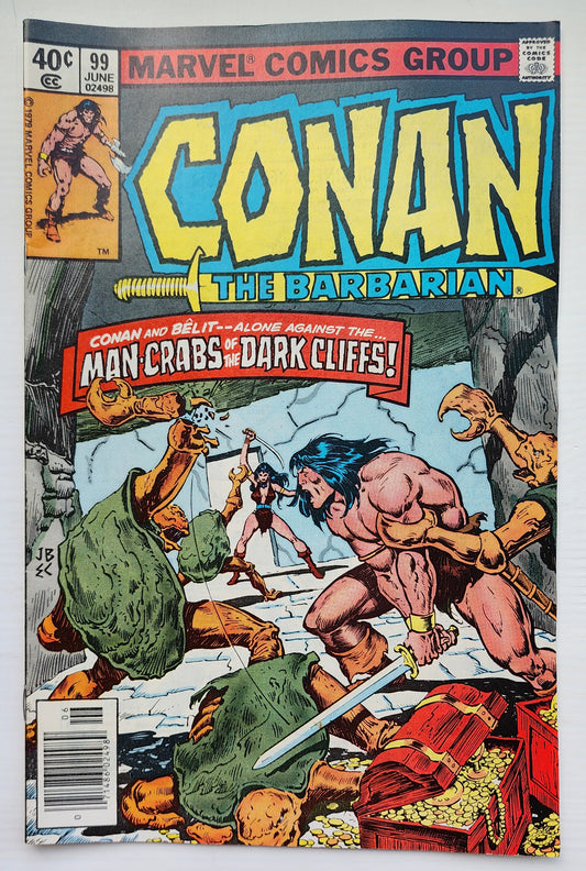 CONAN THE BARBARIAN #99 1979 NEWSSTAND Conan MARVEL COMICS