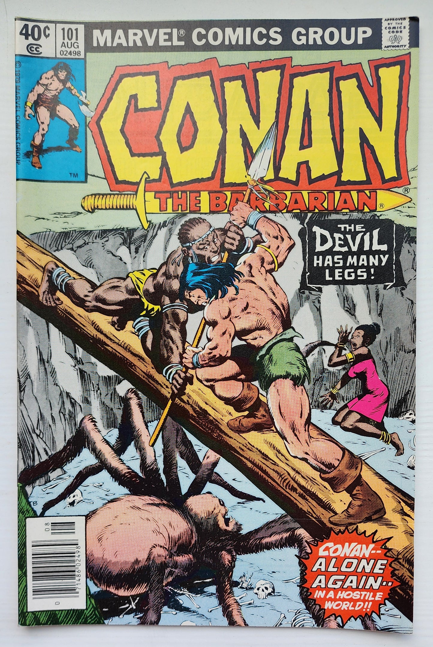 CONAN THE BARBARIAN #101 1979 NEWSSTAND Conan MARVEL COMICS