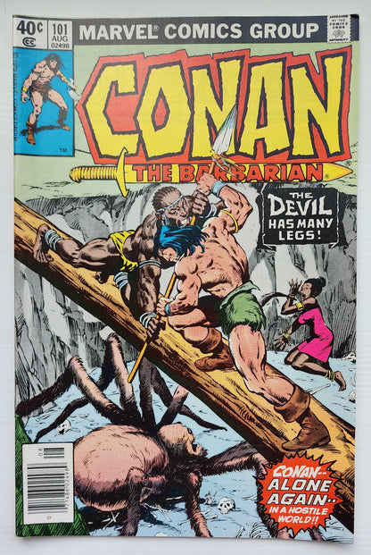 CONAN THE BARBARIAN #101 1979 NEWSSTAND Conan MARVEL COMICS