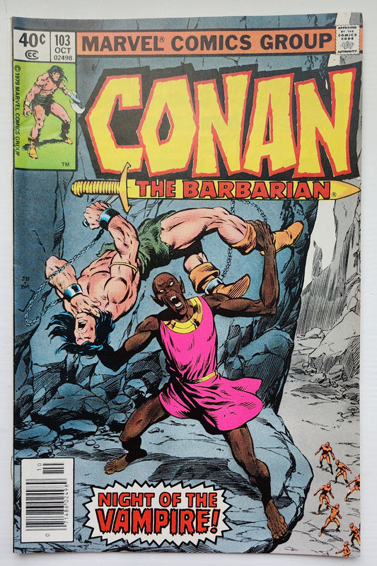 CONAN THE BARBARIAN #103 1979 NEWSSTAND Conan MARVEL COMICS