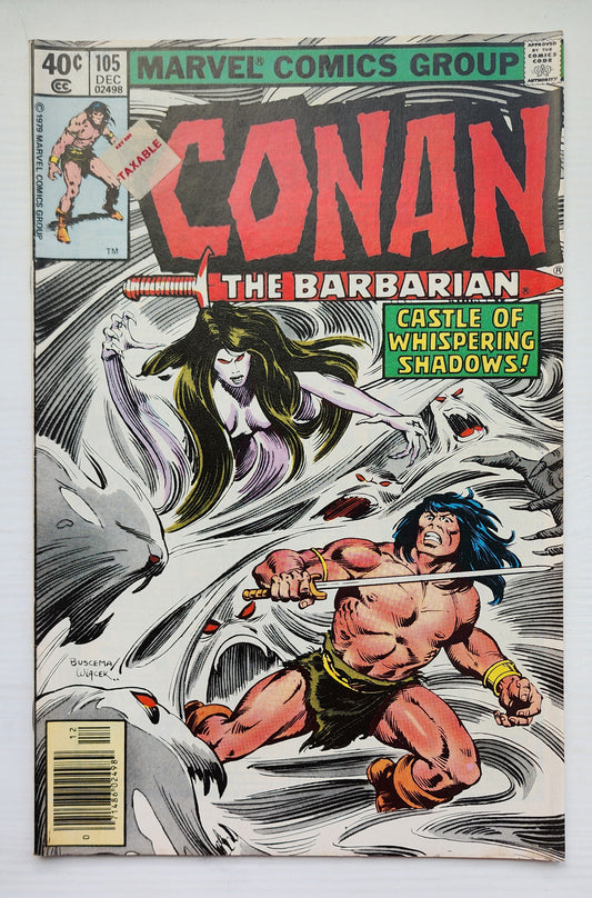 CONAN THE BARBARIAN #105 1979 NEWSSTAND Conan MARVEL COMICS