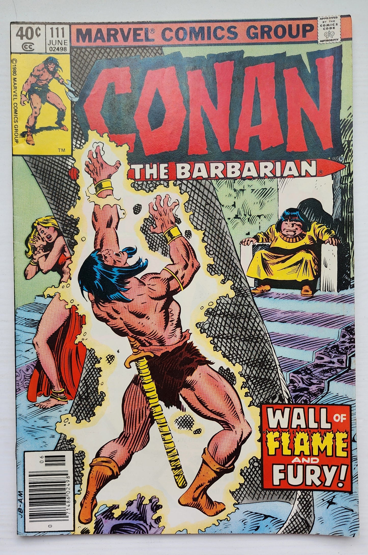 CONAN THE BARBARIAN #111 1980 NEWSSTAND Conan MARVEL COMICS