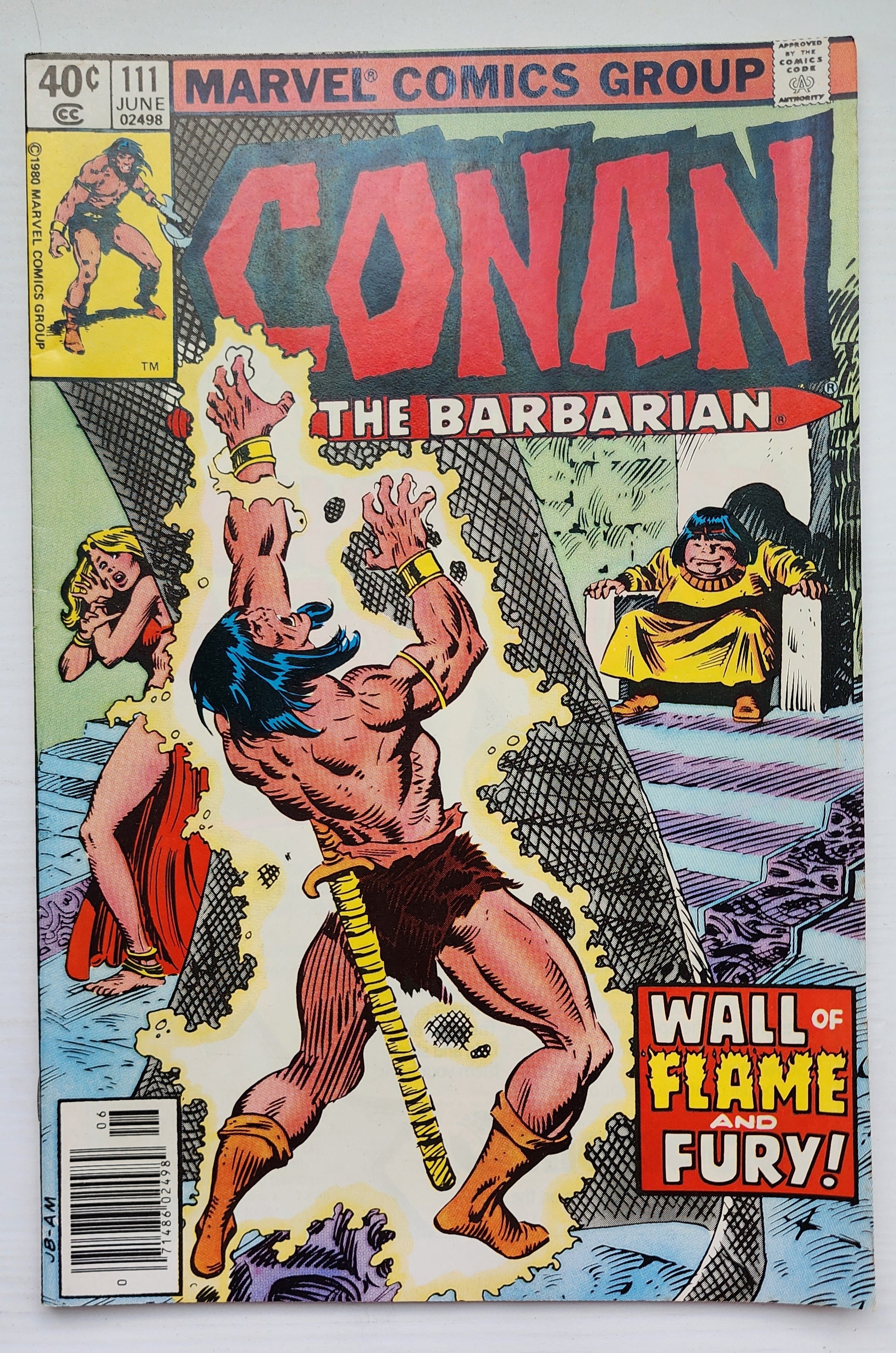 CONAN THE BARBARIAN #111 1980 NEWSSTAND Conan MARVEL COMICS