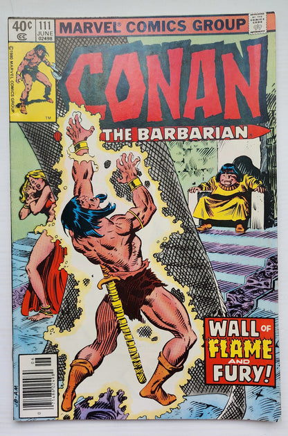 CONAN THE BARBARIAN #111 1980 NEWSSTAND Conan MARVEL COMICS