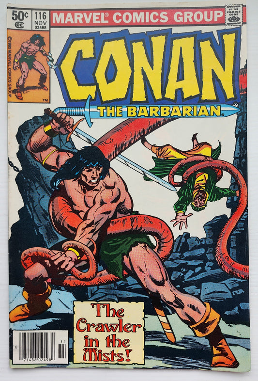 CONAN THE BARBARIAN #116 1980 NEWSSTAND Conan MARVEL COMICS