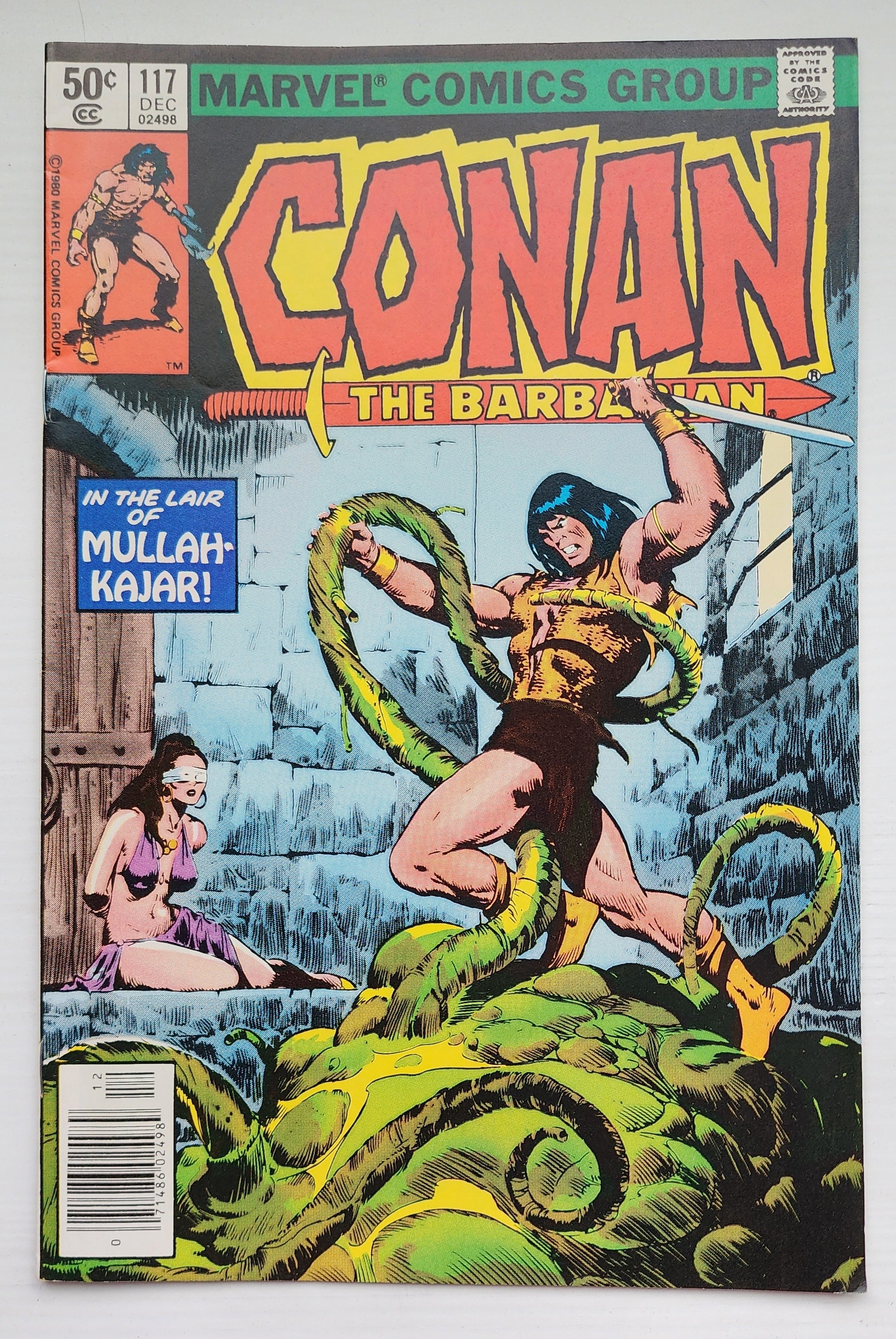 CONAN THE BARBARIAN #117 1980 NEWSSTAND Conan MARVEL COMICS