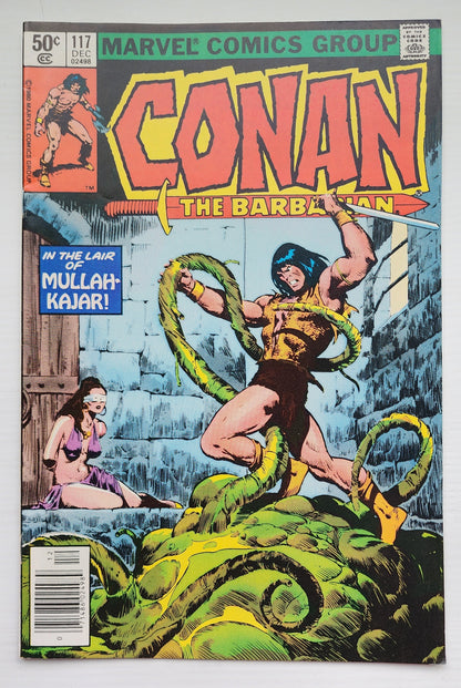 CONAN THE BARBARIAN #117 1980 NEWSSTAND Conan MARVEL COMICS