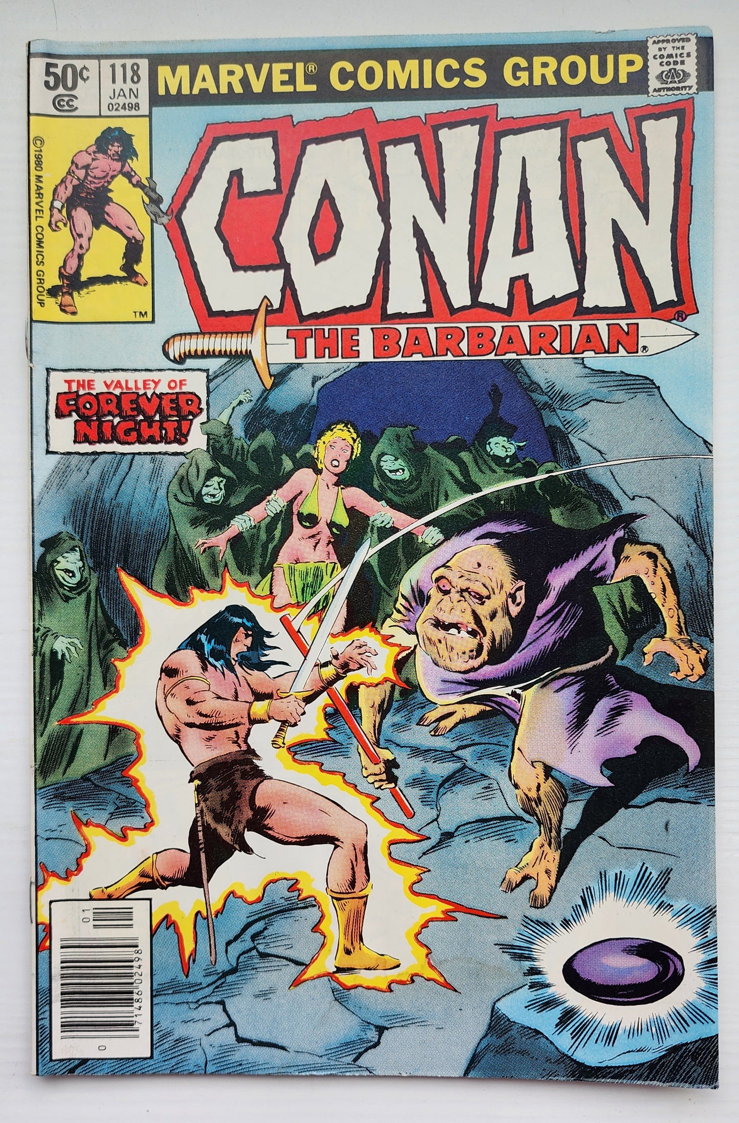 CONAN THE BARBARIAN #118 1981 NEWSSTAND Conan MARVEL COMICS