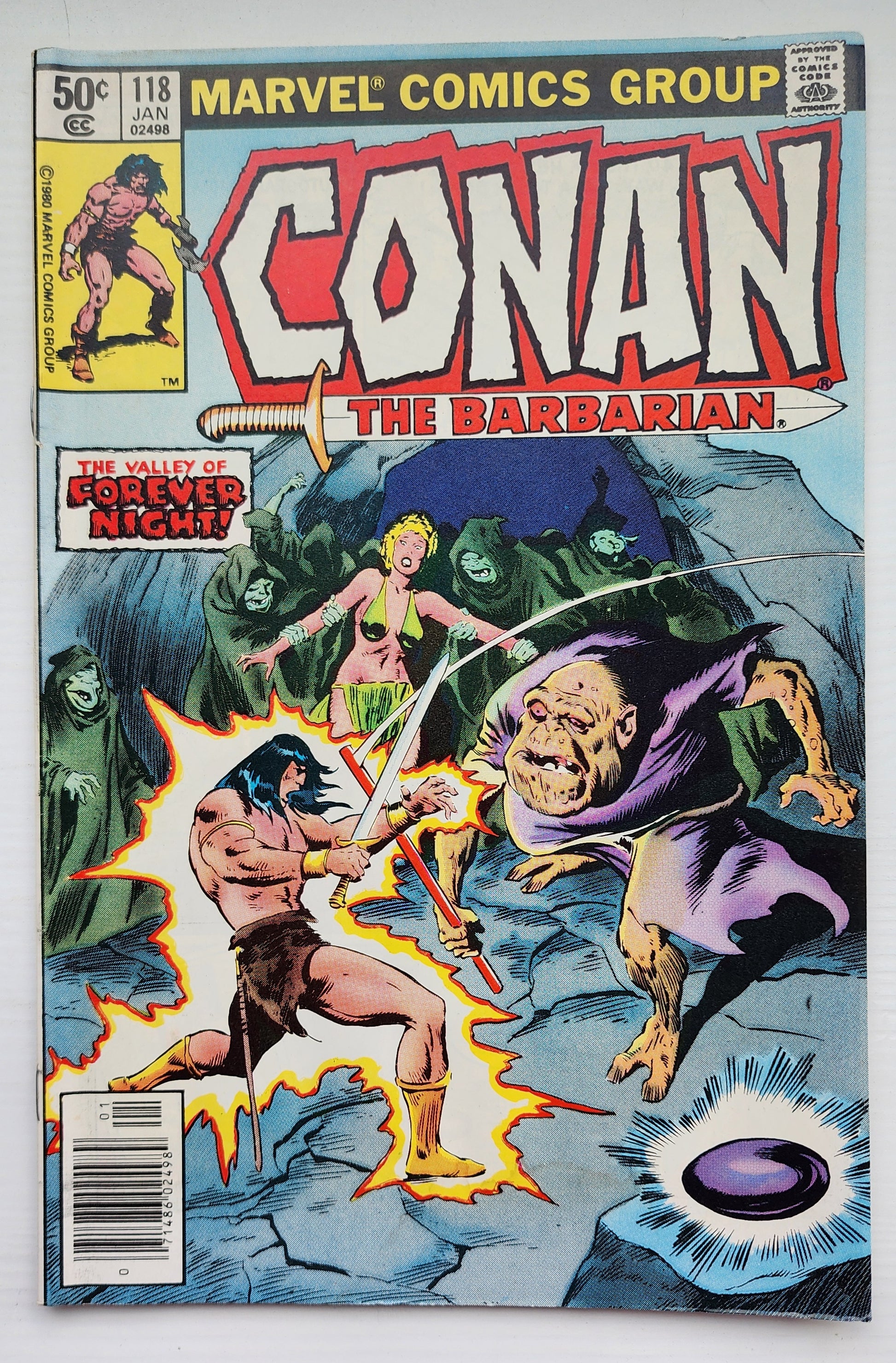 CONAN THE BARBARIAN #118 1981 NEWSSTAND Conan MARVEL COMICS