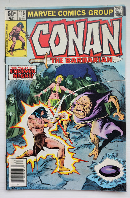 CONAN THE BARBARIAN #118 1981 NEWSSTAND Conan MARVEL COMICS
