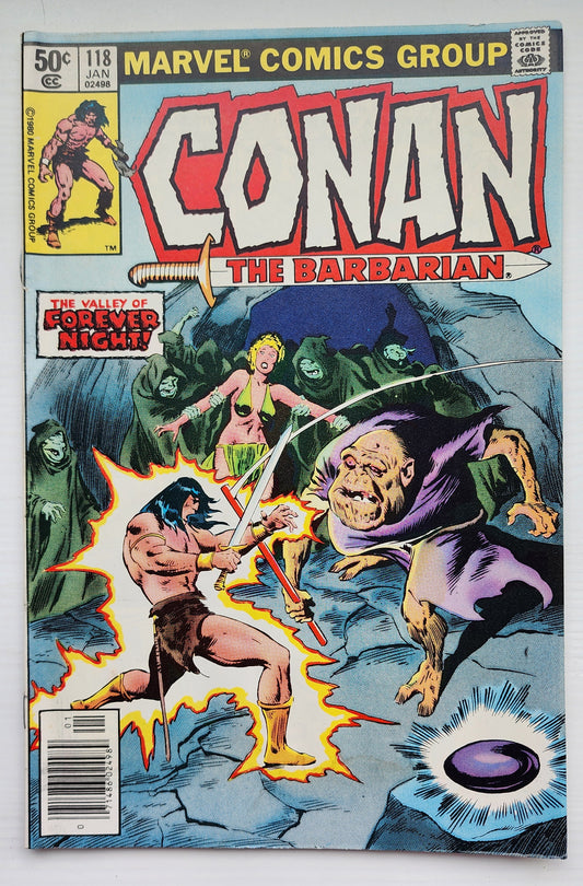CONAN THE BARBARIAN #118 1981 NEWSSTAND Conan MARVEL COMICS