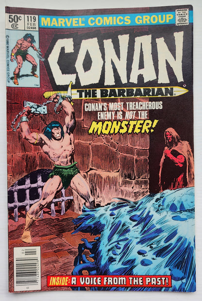 CONAN THE BARBARIAN #119 1981 NEWSSTAND Conan MARVEL COMICS