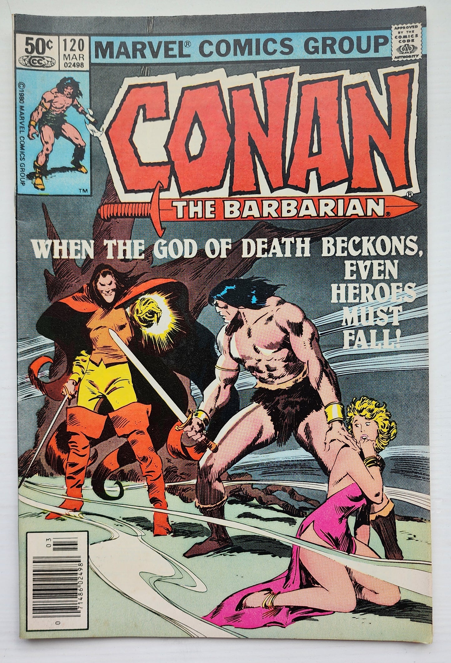CONAN THE BARBARIAN #120 1981 NEWSSTAND Conan MARVEL COMICS