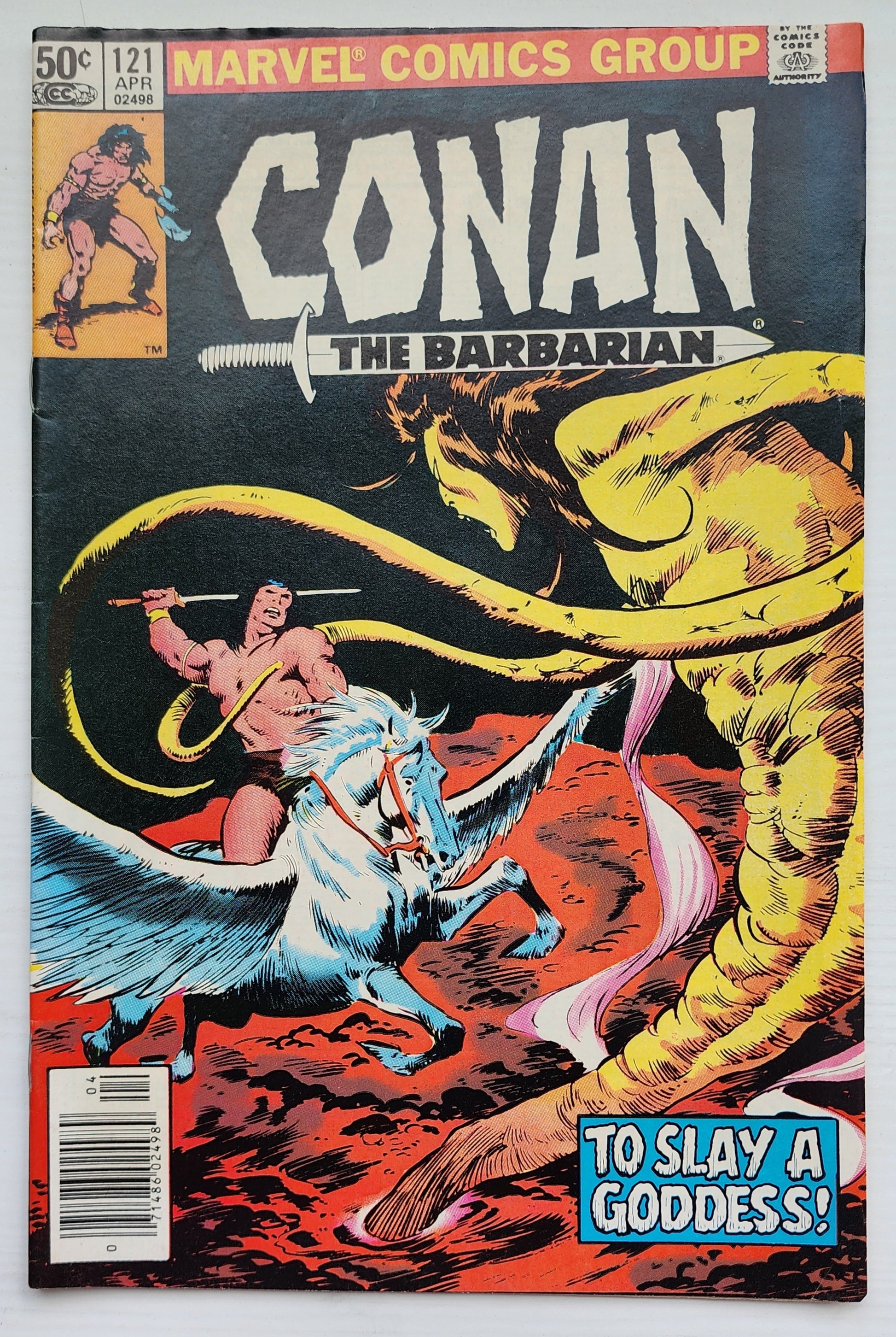 CONAN THE BARBARIAN #121 1981 NEWSSTAND Conan MARVEL COMICS