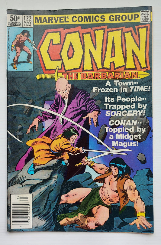 CONAN THE BARBARIAN #122 1981 NEWSSTAND Conan MARVEL COMICS
