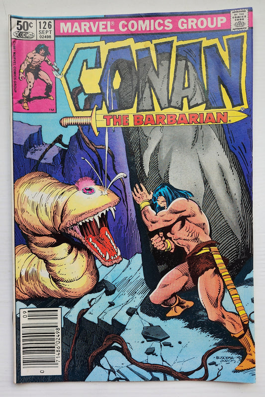 CONAN THE BARBARIAN #126 1981 NEWSSTAND Conan MARVEL COMICS