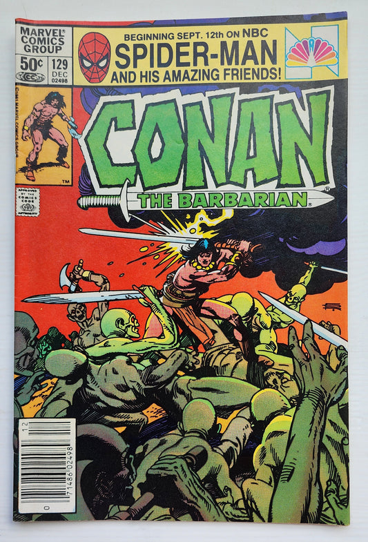 CONAN THE BARBARIAN #129 1981 NEWSSTAND Conan MARVEL COMICS