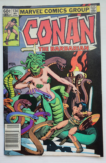 CONAN THE BARBARIAN #134 1982 NEWSSTAND Conan MARVEL COMICS