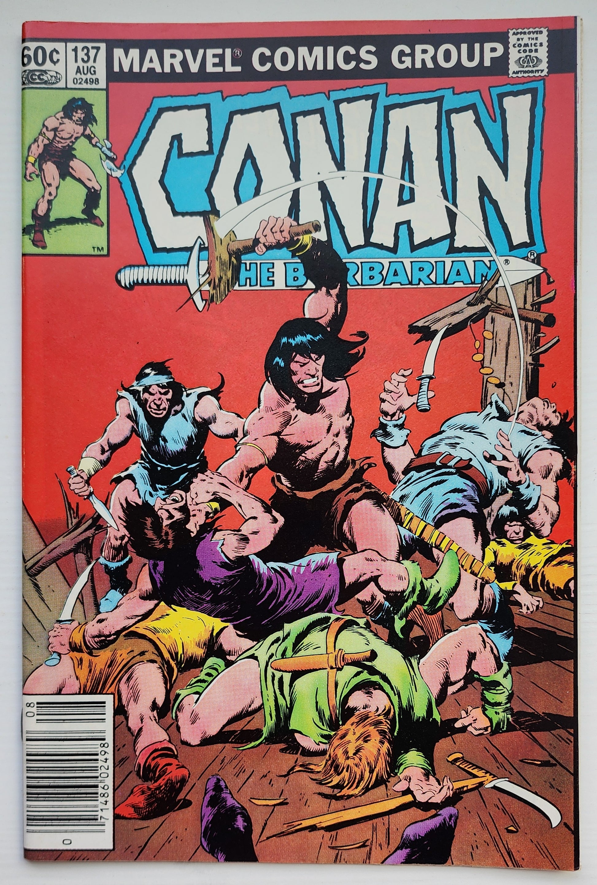 CONAN THE BARBARIAN #137 1982 NEWSSTAND Conan MARVEL COMICS