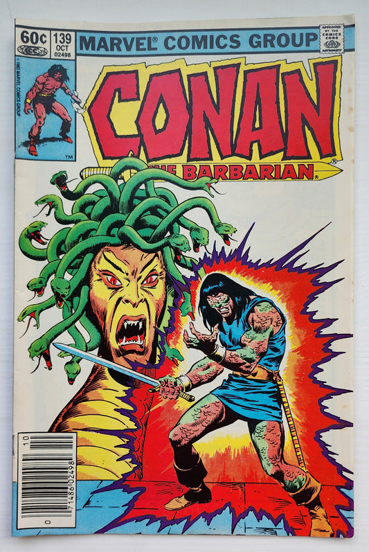 CONAN THE BARBARIAN #139 1982 NEWSSTAND Conan MARVEL COMICS