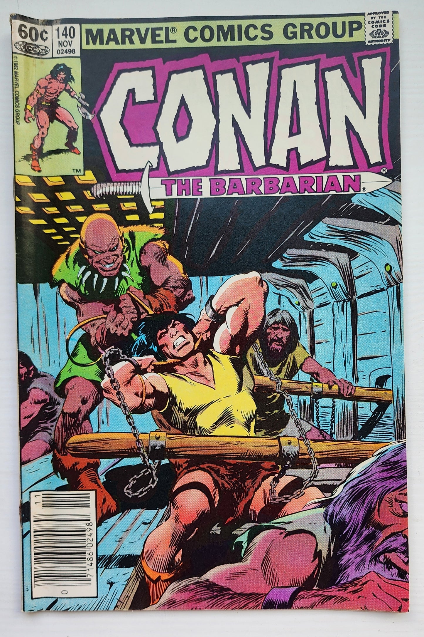 CONAN THE BARBARIAN #140 1982 NEWSSTAND Conan MARVEL COMICS