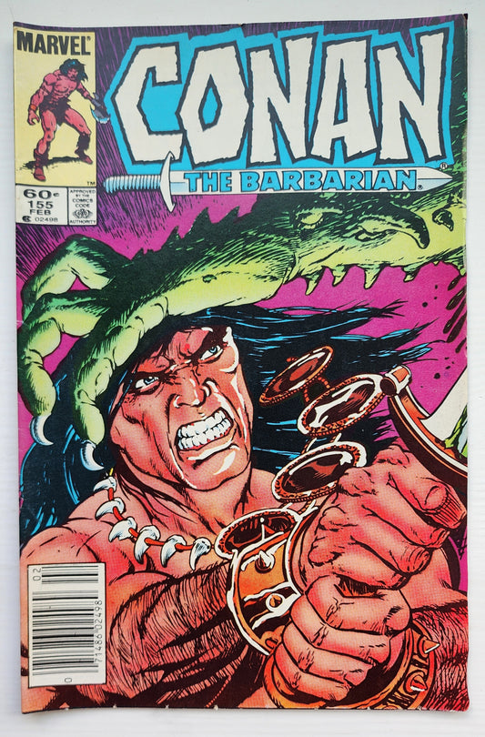 CONAN THE BARBARIAN #155 1984 NEWSSTAND Conan MARVEL COMICS