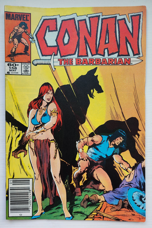 CONAN THE BARBARIAN #158 1984 NEWSSTAND Conan MARVEL COMICS