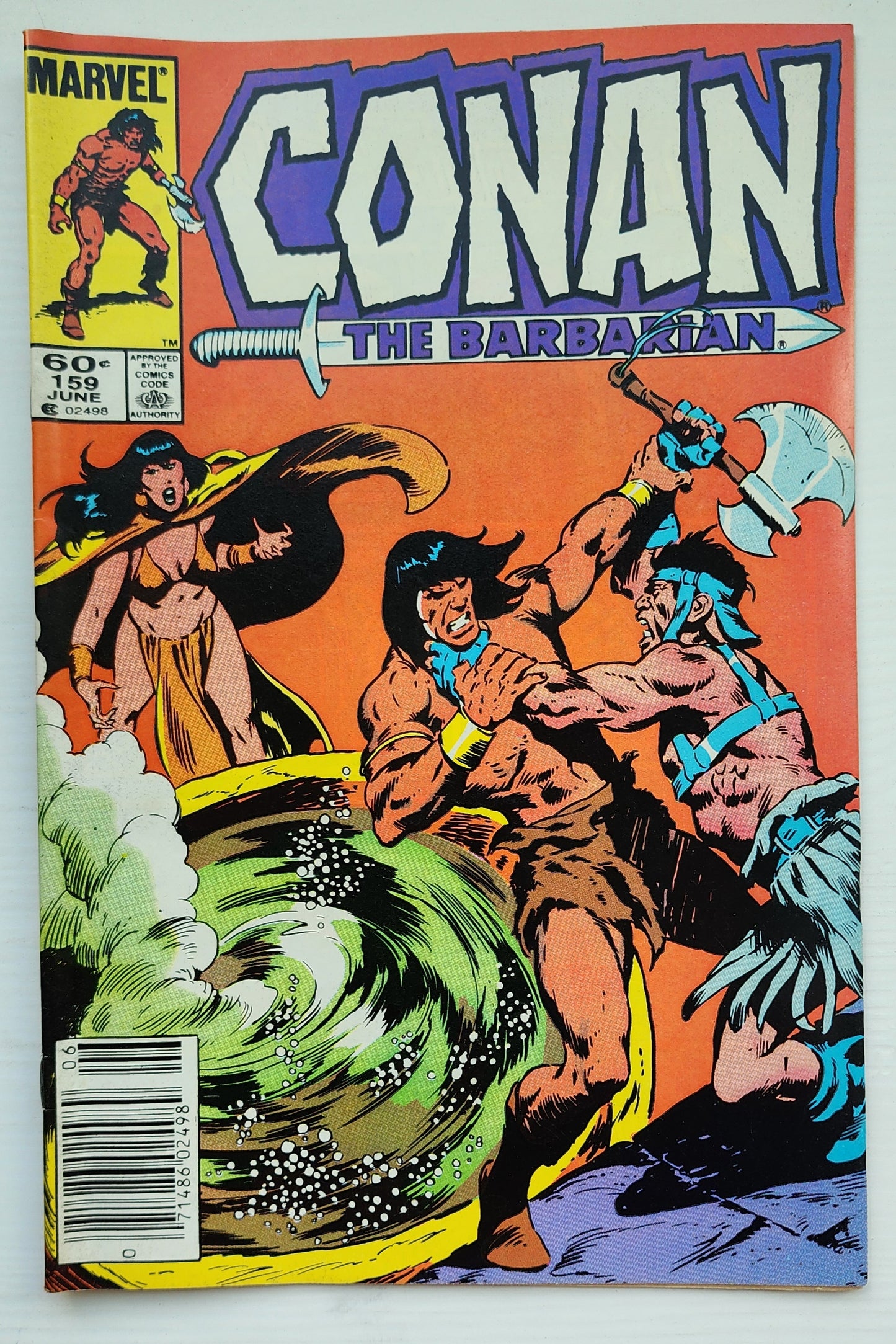 CONAN THE BARBARIAN #159 1984 NEWSSTAND Conan MARVEL COMICS