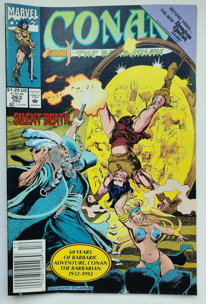 CONAN THE BARBARIAN #263 1992 NEWSSTAND Conan MARVEL COMICS