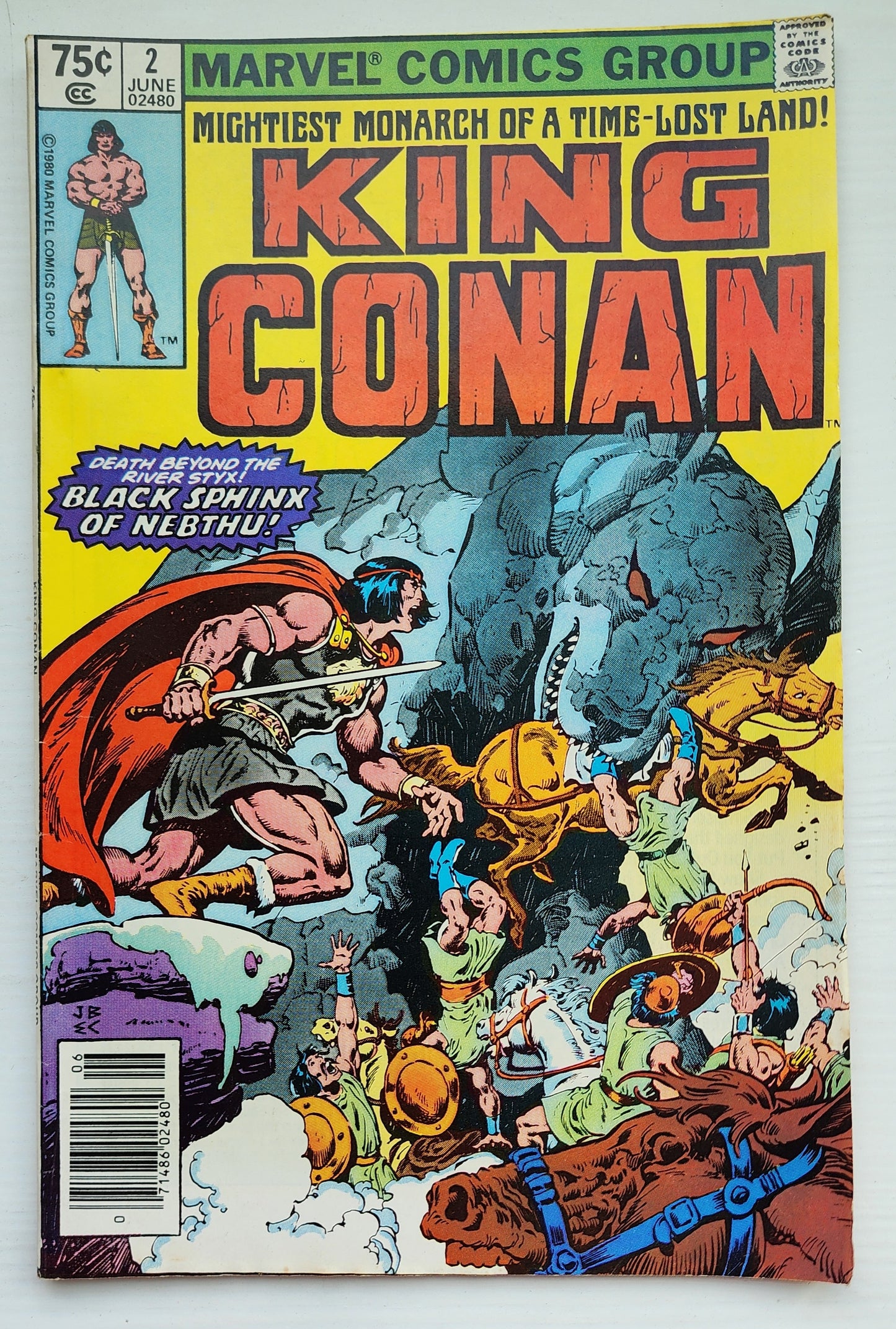 KING CONAN #2 1980 NEWSSTAND Conan MARVEL COMICS