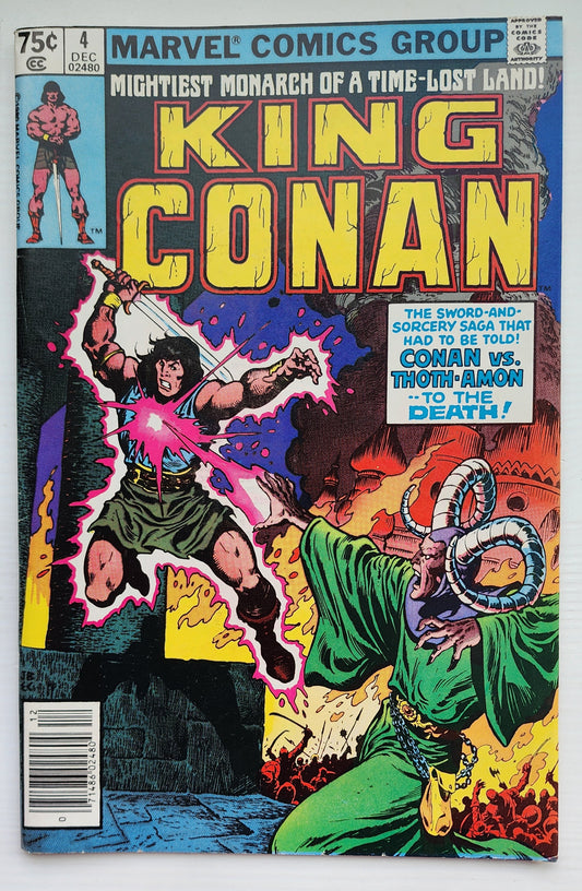 KING CONAN #4 1980 NEWSSTAND Conan MARVEL COMICS