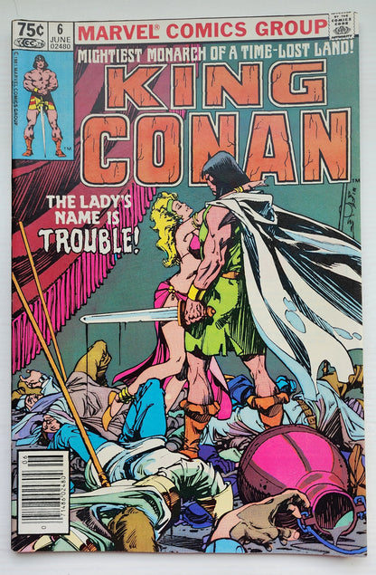 KING CONAN #6 1981 NEWSSTAND Conan MARVEL COMICS