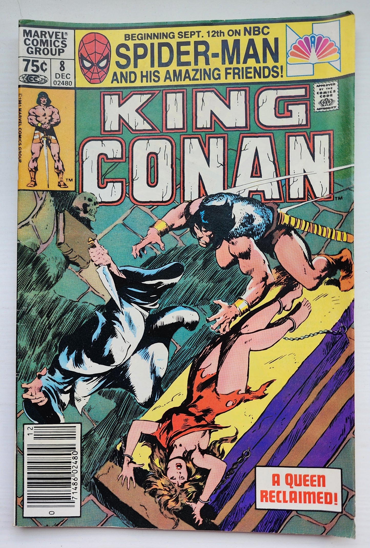 KING CONAN #8 1981 NEWSSTAND Conan MARVEL COMICS