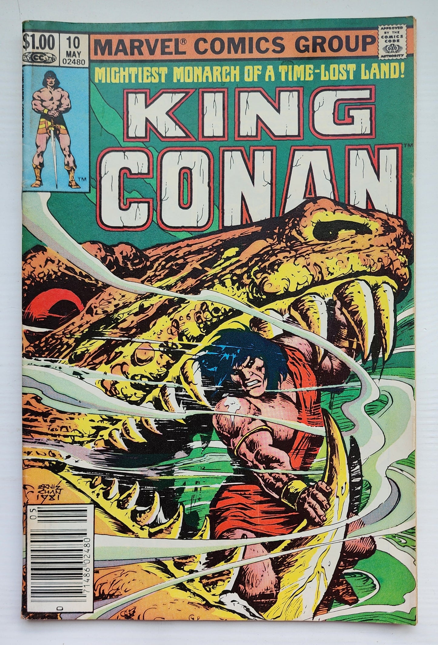 KING CONAN #10 1982 NEWSSTAND Conan MARVEL COMICS