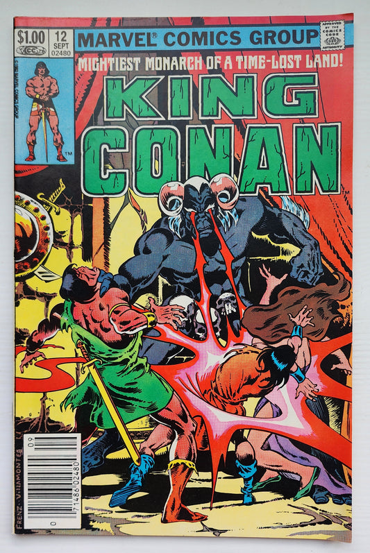 KING CONAN #12 1982 NEWSSTAND Conan MARVEL COMICS