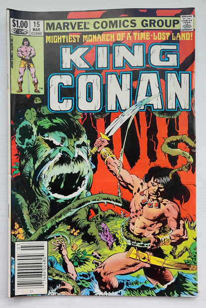 KING CONAN #15 1982 NEWSSTAND Conan MARVEL COMICS