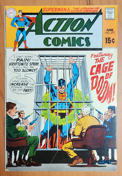 ACTION COMICS #377 1969 [J01] Action Comics DC COMICS