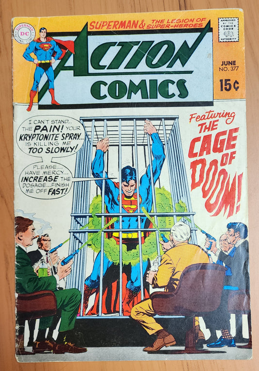 ACTION COMICS #377 1969 [J02] Action Comics DC COMICS